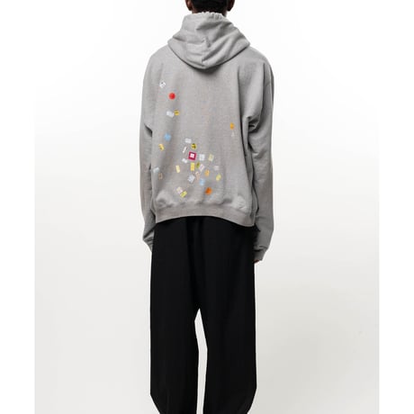 Maison MIHARA YASUHIRO : Price Tag Sticker Printed Hoodie
