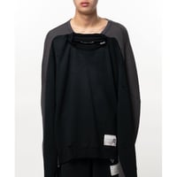 Maison MIHARA YASUHIRO: Thermal Pullover Combined Sweatshirt