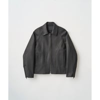 JUHA : SOFT FORM RIDERS JACKET