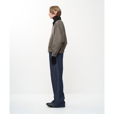 Juha  : CHECK RAGLAN BOMBER JACKET