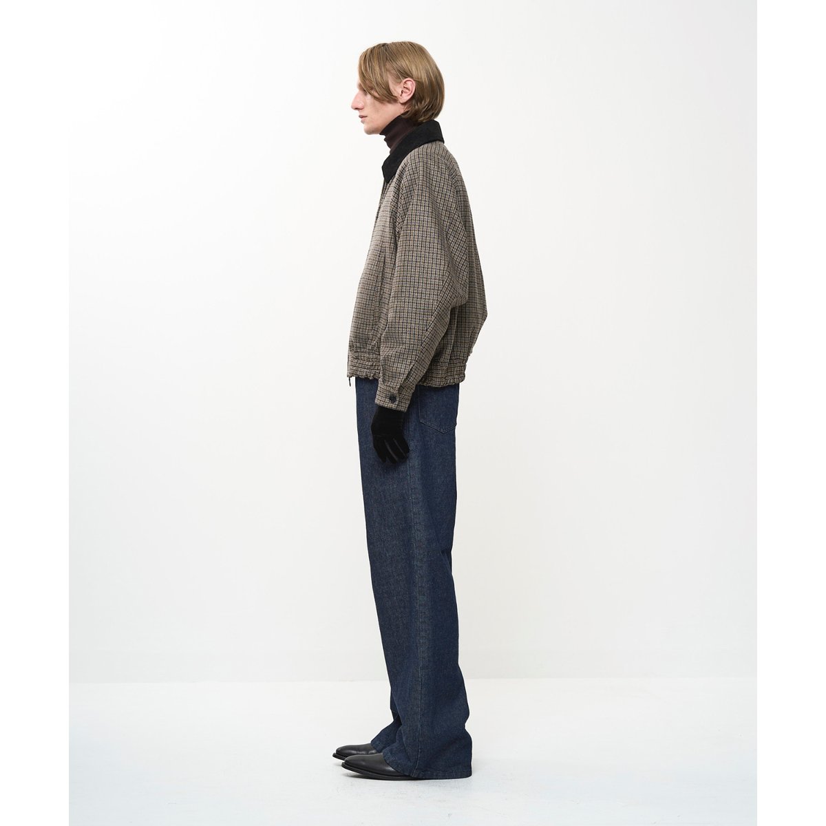 Juha : CHECK RAGLAN BOMBER JACKET | BIRTH DAY