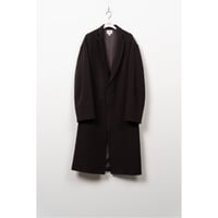 KAMIYA : “GREATNESS ACT-COOL” Embroidered Serge Overcoat