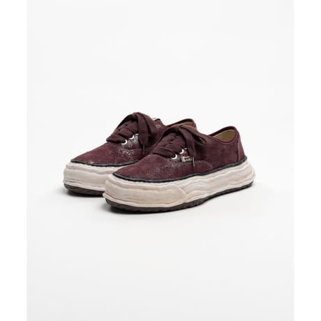 Maison MIHARA YASUHIRO : "BAKER 26" OG Sole Glittery Suede Low-top Sneakers
