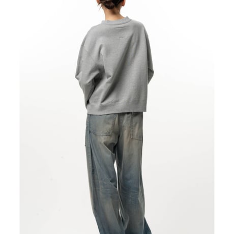 Maison MIHARA YASUHIRO: Don't Tag Me. Flocky Printed Sweatshirt