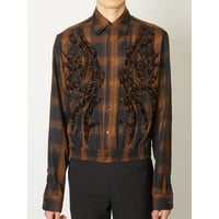 TAAKK : EMBROIDERED BLOUSON SHIRT