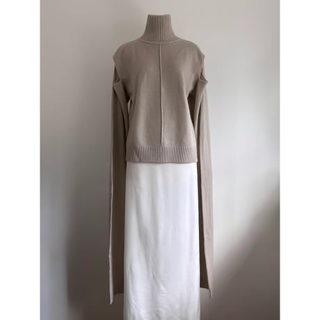 Takemaru : LONG SLEEVE TIED SWEATER