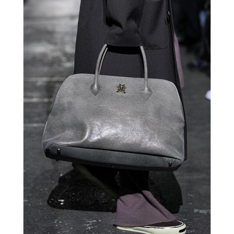 KAMIYA : "KMY"Leather Duffle Bag