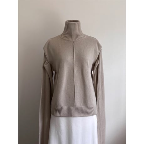 Takemaru : LONG SLEEVE TIED SWEATER