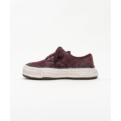 Maison MIHARA YASUHIRO : "BAKER 26" OG Sole Glittery Suede Low-top Sneakers