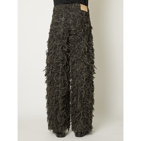 TAAKK : SHAGGY DENIM PANTS