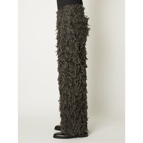 TAAKK : SHAGGY DENIM PANTS