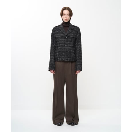 Juha  : FANCY TWEED IKE JACKET