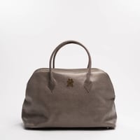 KAMIYA : "KMY"Leather Duffle Bag