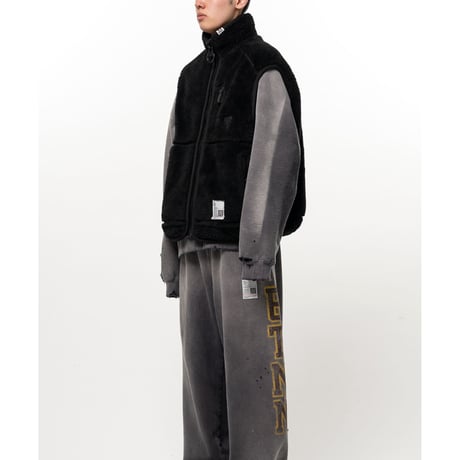 Maison MIHARA YASUHIRO: Wide Back Boa Vest