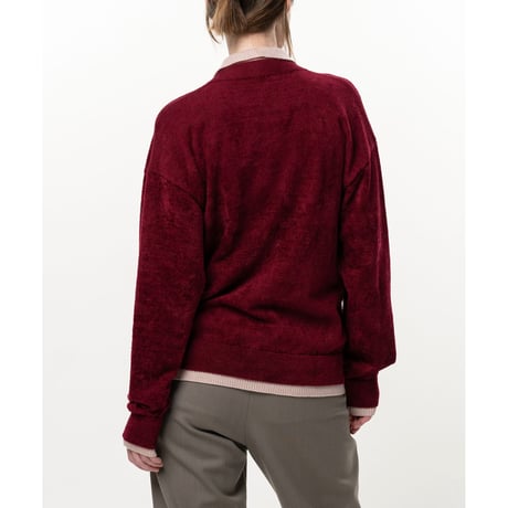 Maison MIHARA YASUHIRO: Layered Knit Cardigan