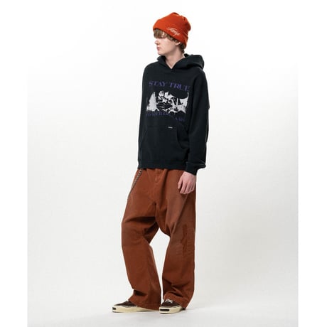 KAMIYA : Repaired Corduroy Sarouel Pants