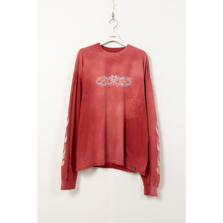 KAMIYA : “ROSE-KMY” L/S Pocket Tee