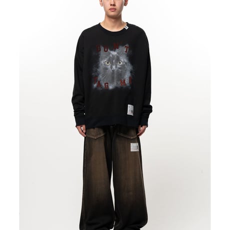 Maison MIHARA YASUHIRO: Cat Printed Sweatshirt