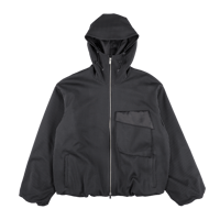 sulvam : Jersey hoodie balloon JKT