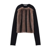 JOHN LAWRENCE SULLIVAN : SWEAT PULLOVER WITH FUR