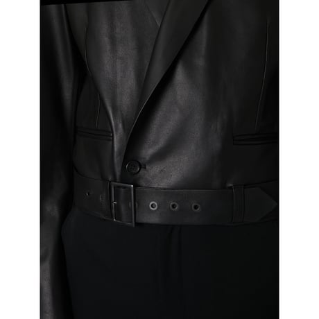 TAAKK : Unlined Sheep Leather Jacket