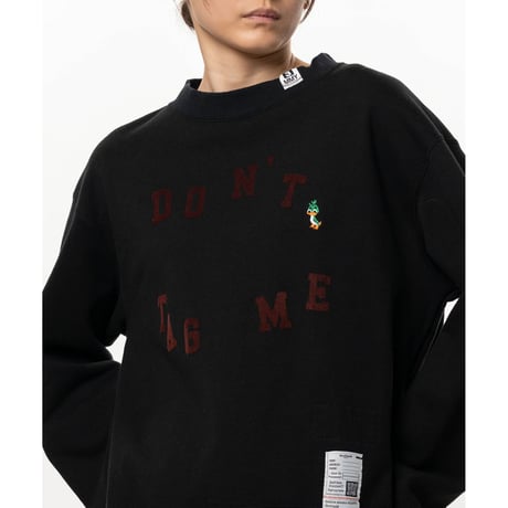 Maison MIHARA YASUHIRO: Don't Tag Me. Flocky Printed Sweatshirt