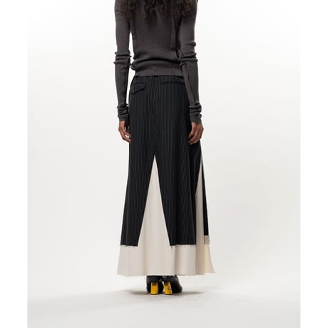 Maison MIHARA YASUHIRO : WOOL SLACKS COMBINED SKIRT