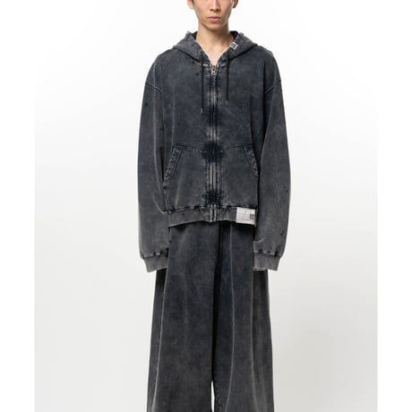 Maison MIHARA YASUHIRO: Bleached Zip-up Hoodie