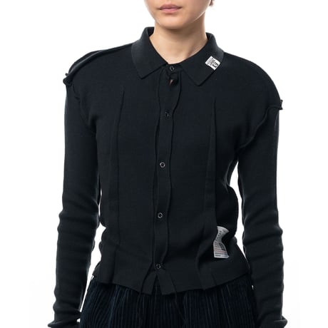 Maison MIHARA YASUHIRO: Inside-Out Knit Cardigan