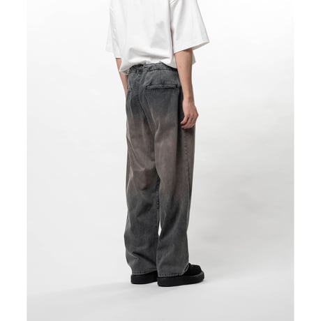 in・stru(men-tal).Maison MIHARA YASUHIRO : Sun Faded Like Herringbone Wide Pants