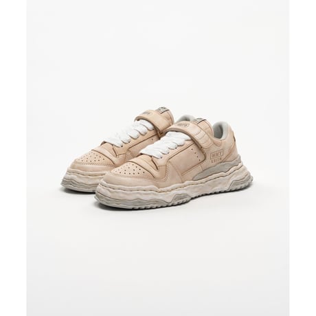 Maison MIHARA YASUHIRO: "KEITH" OG Sole Overdyed Leather Low-top Sneakers