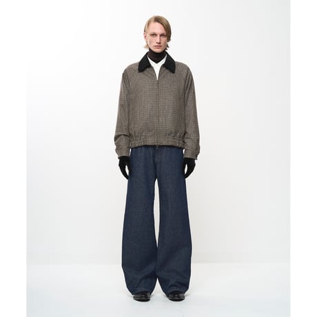 Juha  : CHECK RAGLAN BOMBER JACKET