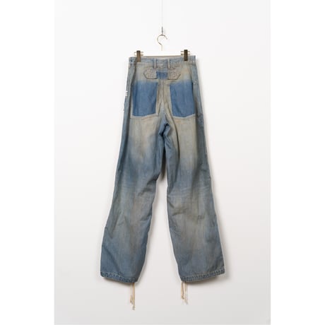 Maison MIHARA YASUHIRO : CUT OFF DENIM PANTS