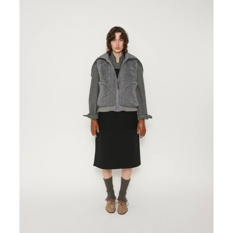 JOHN MASON SMITH / JANE SMITH : LAMB LEATHER THREE FINGERLESS GLOVE