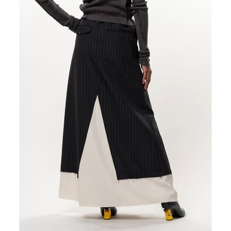 Maison MIHARA YASUHIRO : WOOL SLACKS COMBINED SKIRT