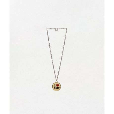 KAMIYA : "I LOVE KMY" Pin Charm Necklace