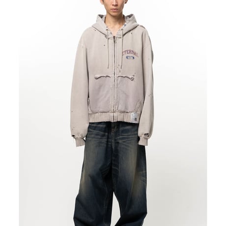 Maison MIHARA YASUHIRO : Sun Faded Like Zip-up Hoodie