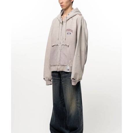 Maison MIHARA YASUHIRO : Sun Faded Like Zip-up Hoodie