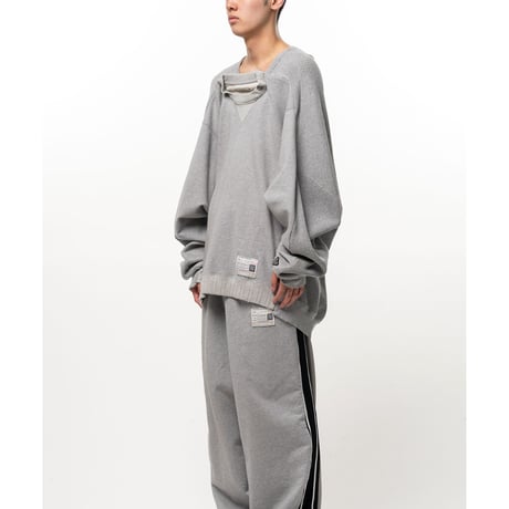 Maison MIHARA YASUHIRO: Thermal Pullover Combined Sweatshirt
