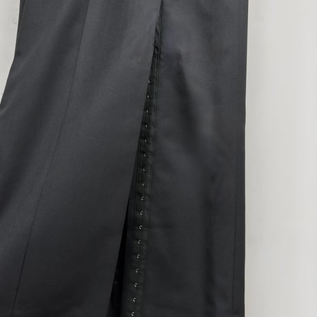 JOHN LAWRENCE SULLIVAN : WOOL GABARDINE SLIT SKIRT
