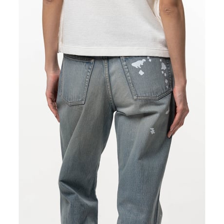 Maison MIHARA YASUHIRO: Kids Silhouette Sticker Printed Denim Pants