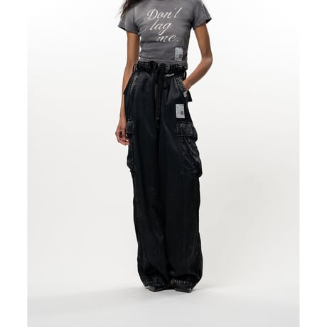 Maison MIHARA YASUHIRO: Satin Cargo Pants