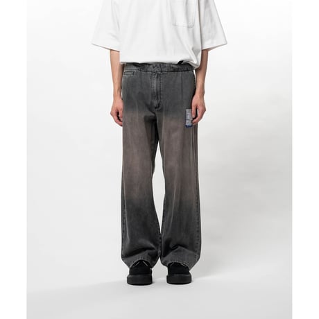 in・stru(men-tal).Maison MIHARA YASUHIRO : Sun Faded Like Herringbone Wide Pants