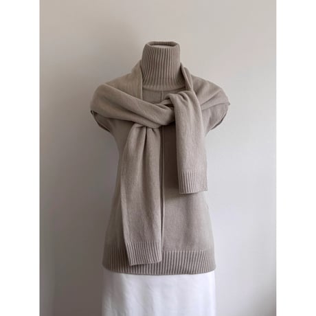 Takemaru : LONG SLEEVE TIED SWEATER