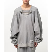 Maison MIHARA YASUHIRO: Thermal Pullover Combined Sweatshirt
