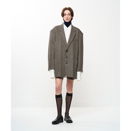 Juha  : OVERSIZED CHECK JACKET