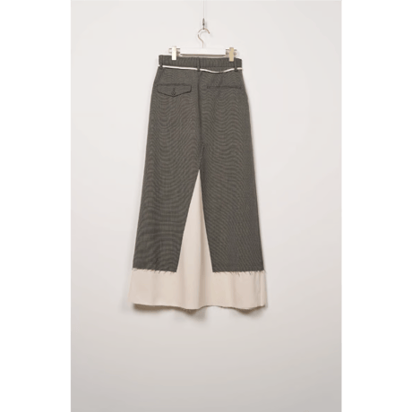 Maison MIHARA YASUHIRO : WOOL SLACKS COMBINED SKIRT
