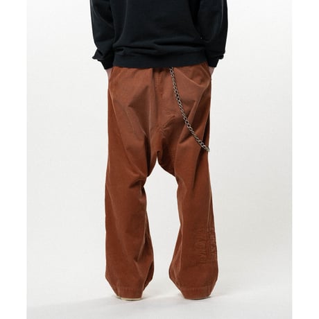 KAMIYA : Repaired Corduroy Sarouel Pants
