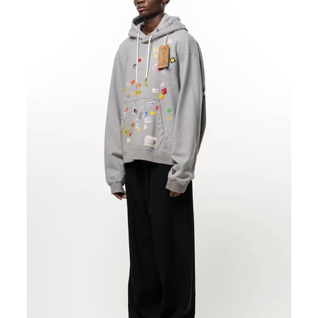 Maison MIHARA YASUHIRO : Price Tag Sticker Printed Hoodie