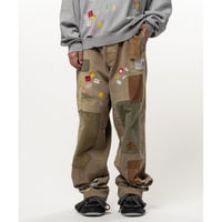 Maison MIHARA YASUHIRO: Price Tag Sticker Print Repaired Pants